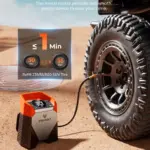 Heavy-Duty 160PSI Portable Tire Inflator with 15600mAh Battery & Fast Pump 4 79124 34386e