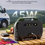 Heavy-Duty Portable Tire Inflator with 38400mAh Battery & 160 PSI Pressure 5 79133 57869f