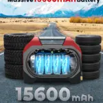 Cordless Portable Tire Inflator – 160 PSI Air Compressor with 15600mAh Battery 4 79161 ff8c53