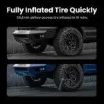 Portable Car Air Pump with Digital LCD Display 7 79363 764625