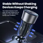 200W USB C Fast Car Charger with Dual Ports and LED Light for Phone & Laptop 4 79382 bea651