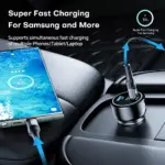 138W USB-C Car Charger – 3-Port Fast Charging for Laptop, iPhone, Samsung 5 79523 6a95f3