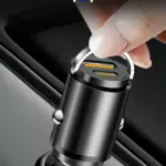 100W Hidden Car USB Charger - Super Charge Dual USB Port Adapter for iPhone, iPad, Android 7 79724 e57e6e