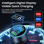 200W Dual USB Car Charger with Quick Charge & LED Display 6 79774 ae1e5c