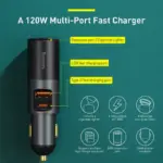 120W Fast Car Charger with QC 3.0 & PD 3.0 for iPhone, Samsung & More 5 79834 92d568