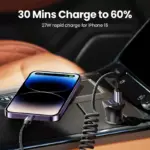 30W USB C Car Charger with PD3.0 and Quick Charge 4.0 8 79866 07cbcf