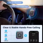 Bluetooth 5.3 AUX Car Adapter with Dual Mics & Hands-Free Calling 6 79989 1547fd