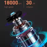 Portable 12V Car Air Compressor – Fast Tire Inflator for Toyota, Ford, Honda 6 80710 aa6a9c