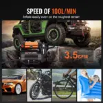 Heavy-Duty Portable Air Compressor – 12V Tire Inflator for Jeep, Ford, Toyota 5 80768 232376