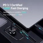 140W PD3.1 Fast Car Charger – Quick Charge for MacBook & iPhone – Fits Tesla, Ford, Toyota 6 80837 300216