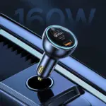 160W QC 5.0 Fast Car Charger for Tesla, Ford, Toyota - USB-C PD 3 80859-49ca77.webp