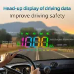 Podofo GPS HUD Head-Up Display – Universal Speedometer for Toyota, Ford, Honda 6 81213 7bc622