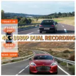 4K UHD Dash Cam with 1080P Rear Camera, GPS, WiFi for Hyundai, Chrysler, Subaru 6 81233 7bc1b0