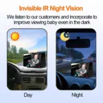 2K Baby Car Monitor for Ford, Toyota, Honda 7 81259 05139d