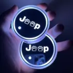 2PCS LED Cup Holder Lights for Car – 7-Color Changing Coasters for Jeep, Ford, Toyota 6 81462 5697bf