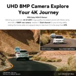 DDPAI Z50 4K Dual Dash Cam with GPS & ADAS - Fits Toyota, Honda, Ford 5 81490 895d8f