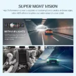 64GB 360° Car DVR Dash Cam WiFi GPS 24h Parking Monitor for Ford, Toyota & Honda 8 81582 ba0b88