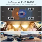64GB 360° Car DVR Dash Cam WiFi GPS 24h Parking Monitor for Ford, Toyota & Honda 7 81582 f86f30