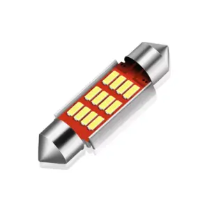 2pcs Canbus 36mm LED Festoon Bulbs – Bright License Plate Lights for Volkswagen Golf, Passat, Polo