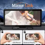 10.26" Wireless CarPlay & Android Auto Mirror Screen – Compatible with Ford, Toyota, Honda 6 81642 d7adbc