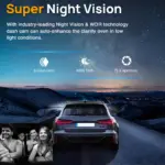 1080P WiFi Dual Camera Dash Cam for Toyota, Ford, BMW 7 81663 813040