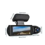 2-Lens 1080P Car DVR with Wide-Angle, Night Vision & Suction Cup Mount for Kia, BMW, Ford 8 81708 4dcfb5
