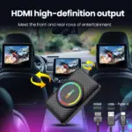 Wireless CarPlay & Android Auto AI Box for Jeep, Renegade & Wrangler 8 81853 88250b