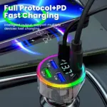 200W 6-Port USB C Car Charger 7 82168 192dc7
