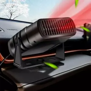 12V/24V Electric Car Heater & Air Cooler Fan - Defroster & Demister for Windshield