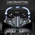 100W Fast Car Charger with 4-in-1 Telescopic Cable & Cigarette Lighter 7 82343 0148c1