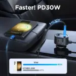 139W 7-in-1 Car Charger Adapter with PD & QC 3.0, LED Display & Independent Switches 7 82433 72b0eb