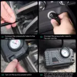 Portable Mini Air Pump Tire Inflator 8 83685 f08799