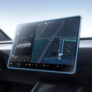 Ultra-Smooth Tempered Glass Screen Protector for Tesla Model 3 Dual Touchscreen