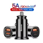 30W USB Car Charger with Quick Charge 4.0 & PD Fast Charging for iPhone & Android 4 83807 01cb70