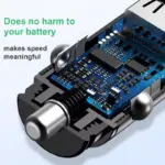 30W USB Car Charger with Quick Charge 4.0 & PD Fast Charging for iPhone & Android 8 83807 7fdcbf